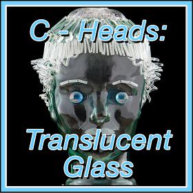 C-Translucent Glass Heads